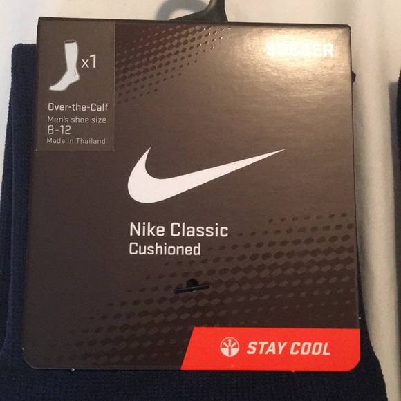 NWT Nike Stay Cool over the knee Stay Cool Navy - Picture 2 of 3